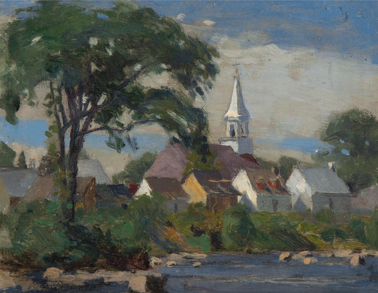 William Brymner (1855-1925) - Village By The Water