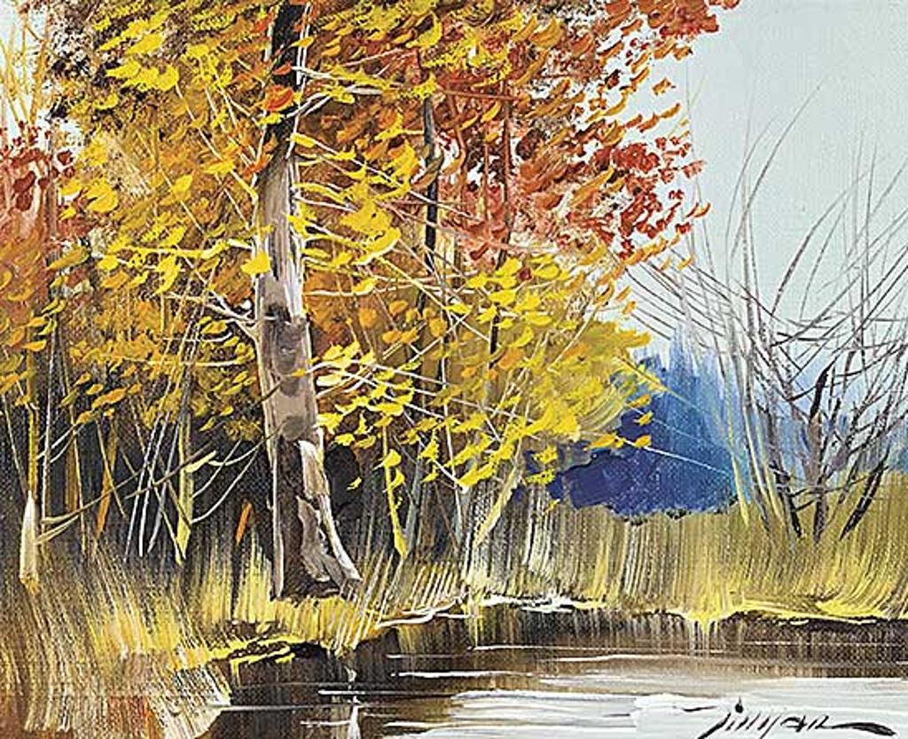 Tinyan Tin Yan Chan (1942) - Untitled - Trees in Fall