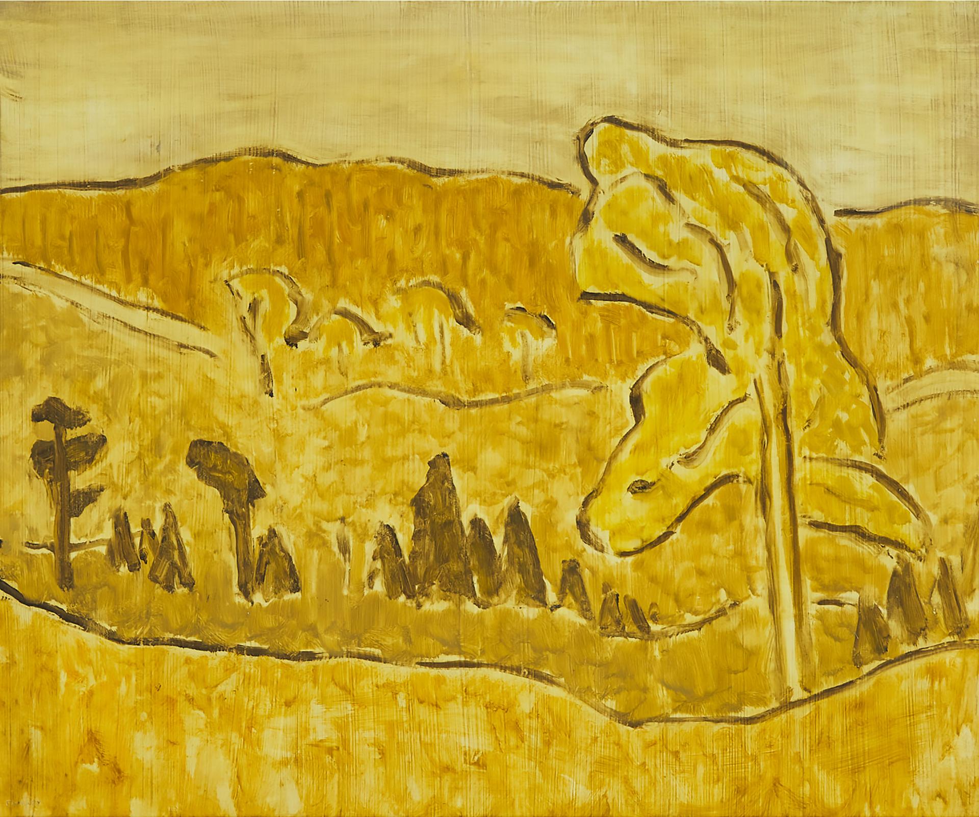 Barker Fairley (1887-1986) - Yellow Tree, 1965