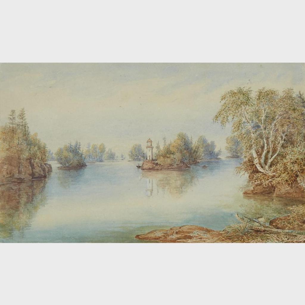 John Herbert Caddy (1801-1883) - In The Lake Of Thousand Islands Opposite Gananoque