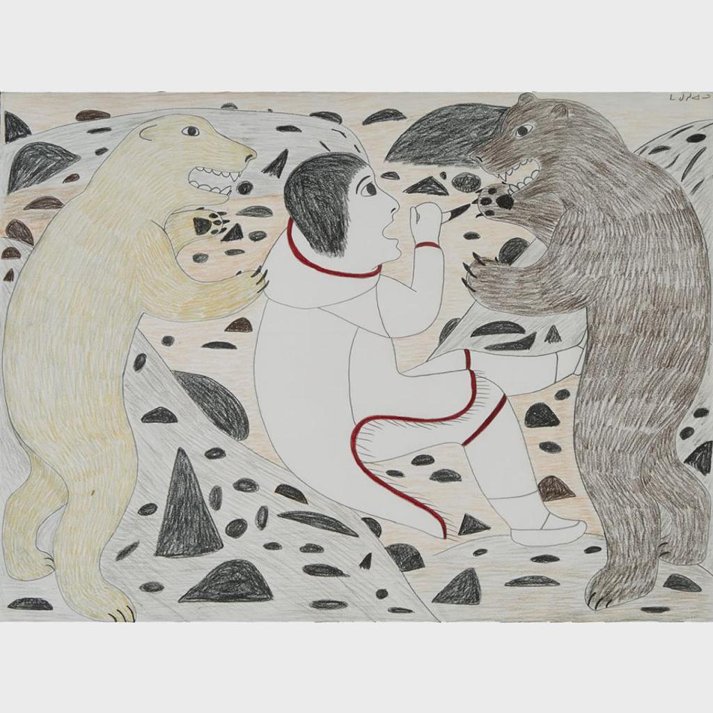 Victoria Mamnguqsualuk (1930-2016) - Bears Attack Hunter