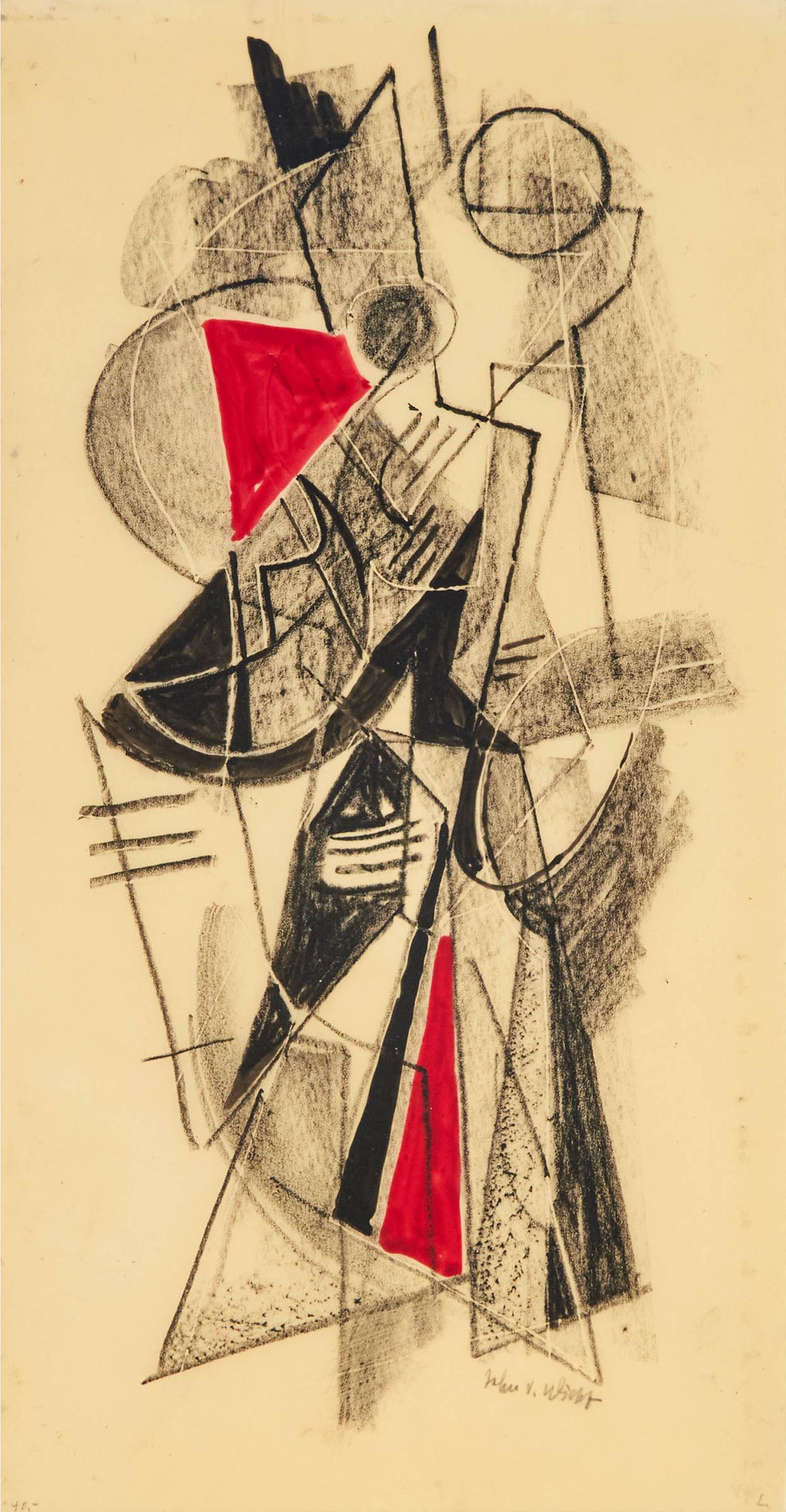 John von Wicht - Drawing For Improvisation, Red & Black