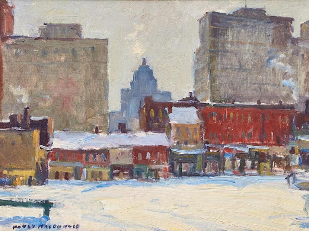 Manly Edward MacDonald (1889-1971) - Houses in the Ward in Winter