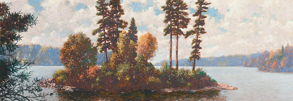 Landscape Oil Painting Made By Frank Franz Hans Johnston