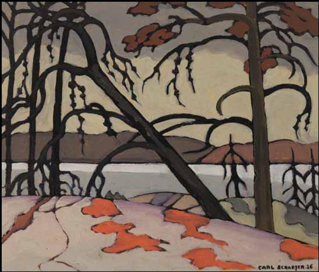 Carl Fellman Schaefer (1903-1995) - Cold September, Pickerel River