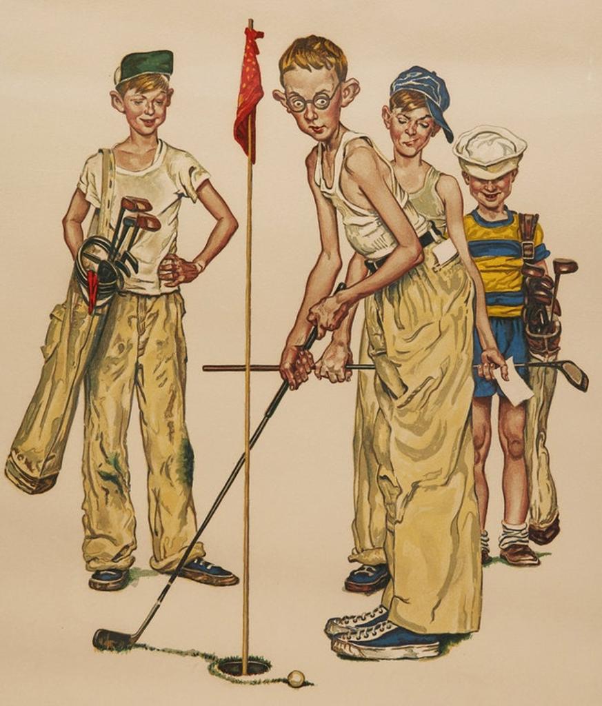 Norman Perceval Rockwell (1894-1978) - Golf