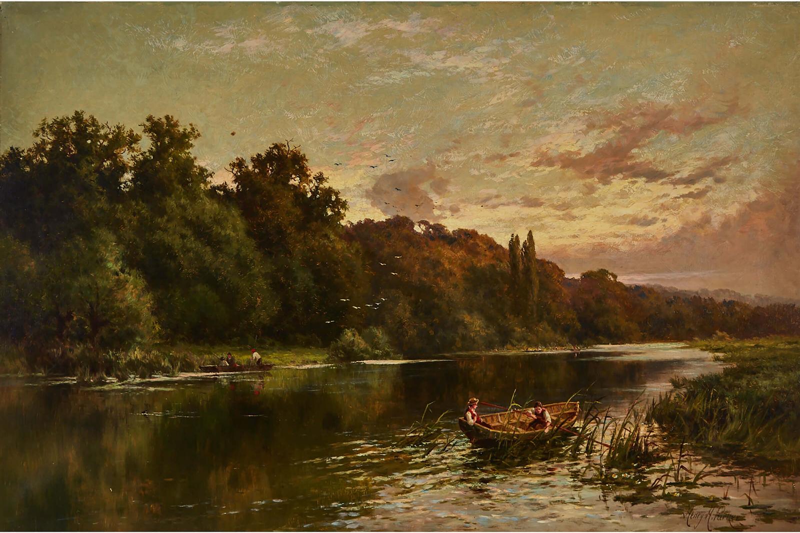 Henry H. Parker (1858-1930) - Cliefden Woods On Thames