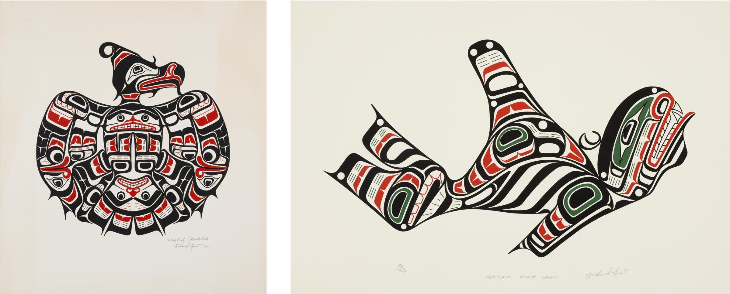 Richard Hunt (1951) - Thunderbird, 1977; Kwa-Gulth Killer Whale