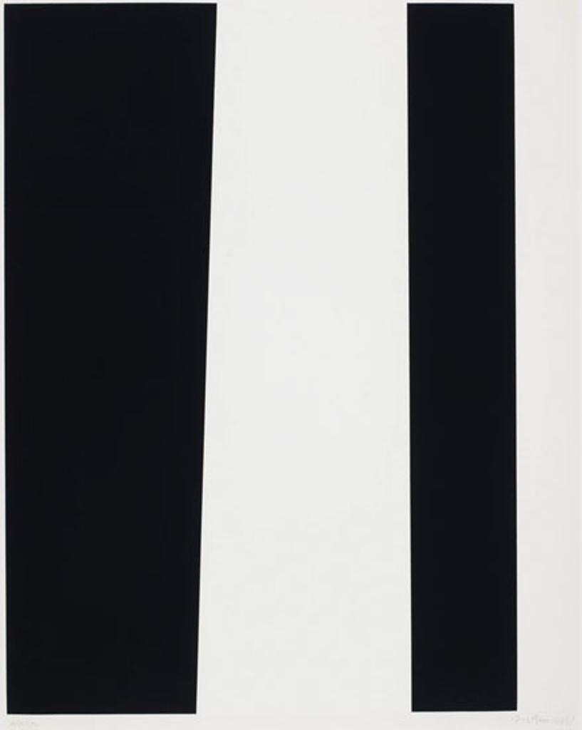 Guido Molinari (1933-2004) - Noir / Blanc