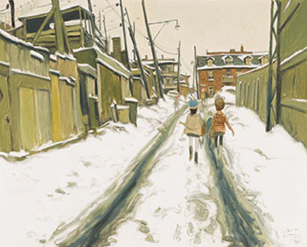 John Geoffrey Caruthers Little (1928-1984) - Rue Sainte-Anges, Pointe Saint Charles, Montreal