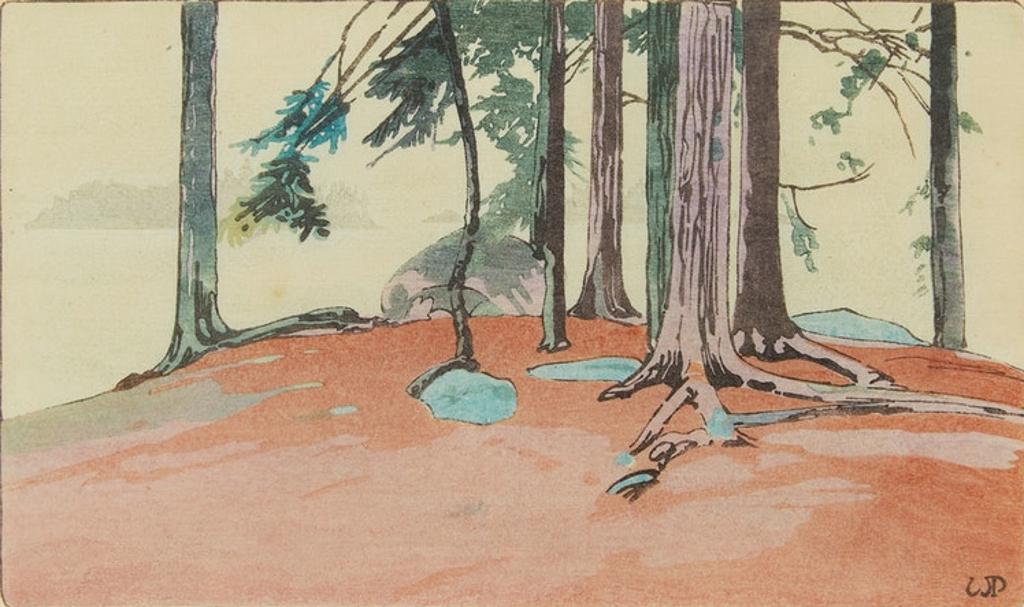 Walter Joseph (W.J.) Phillips (1884-1963) - Rain, Lake of the woods