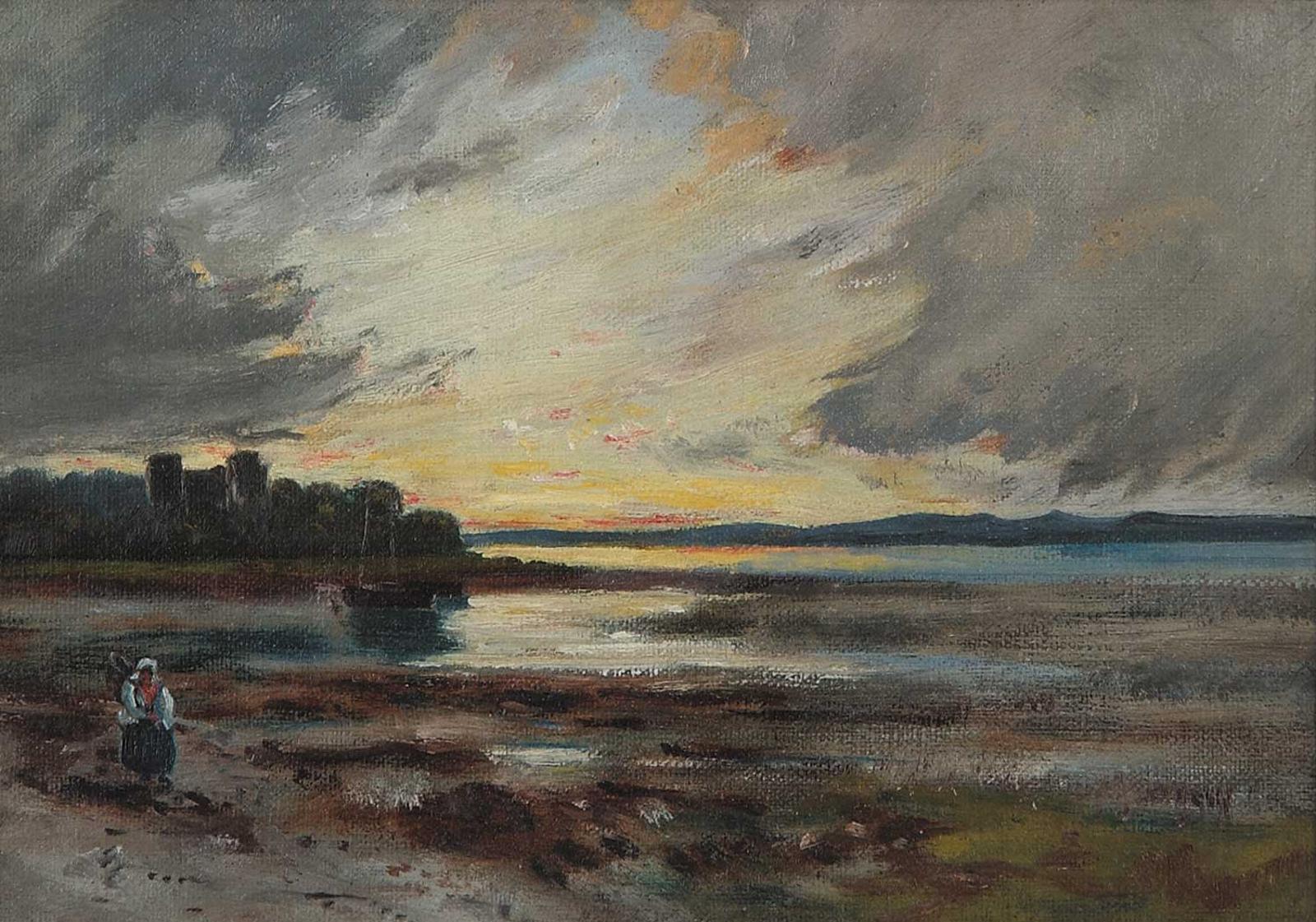 British Columbia School (1810) - Untitled - Headed home at Sunset