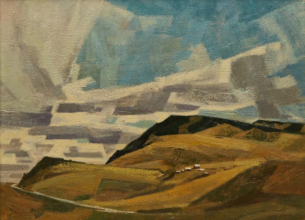 Alan Caswell Collier (1911-1990) - Ranch in the Hills North of Cowley, Alberta