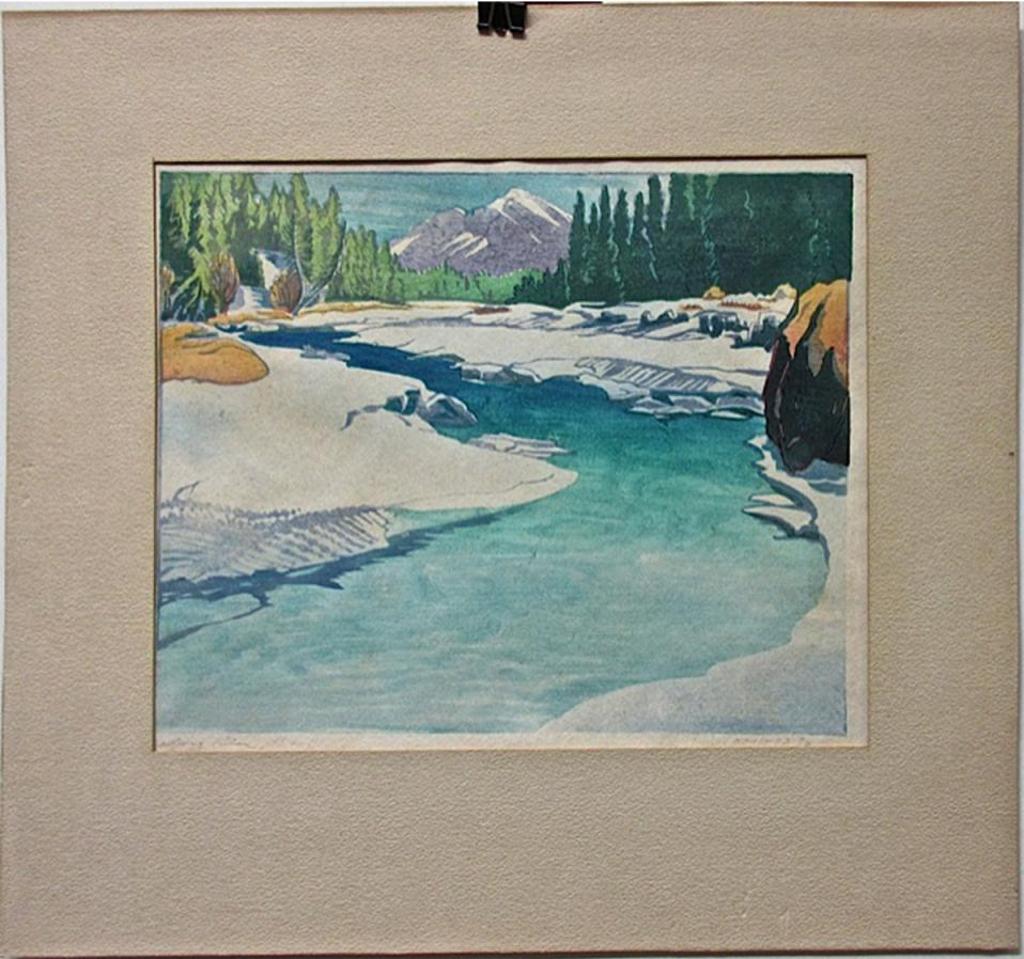 Margaret Dorothy Shelton (1915-1984) - Spray River, Banff