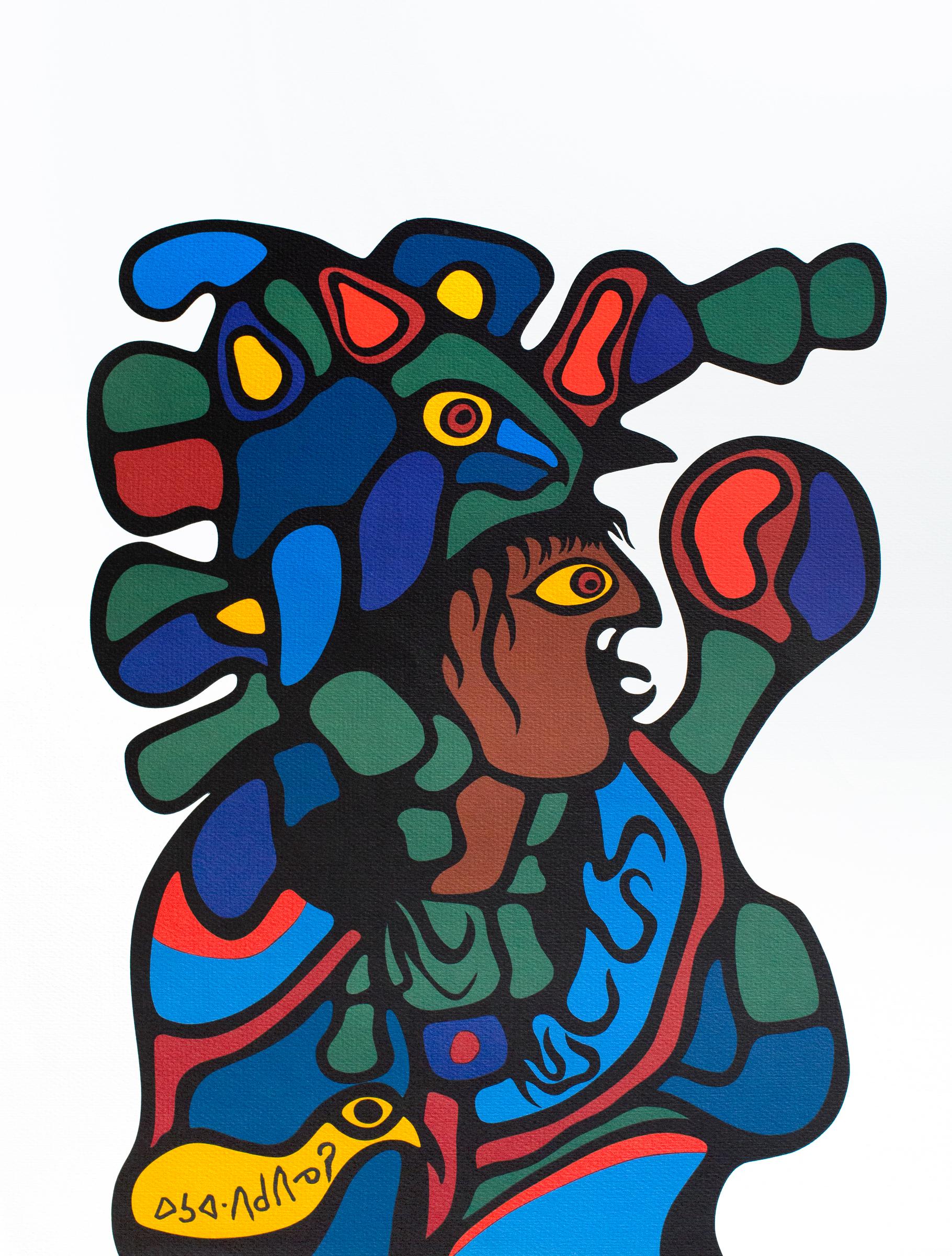 Norval H. Morrisseau (1931-2007) - Ojibway Spiritman, n.d.