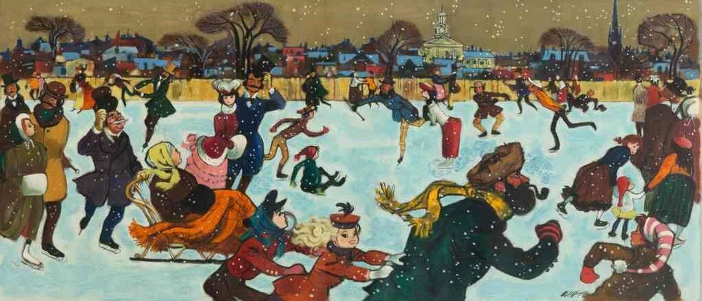 William Arthur Winter (1909-1996) - Skaters