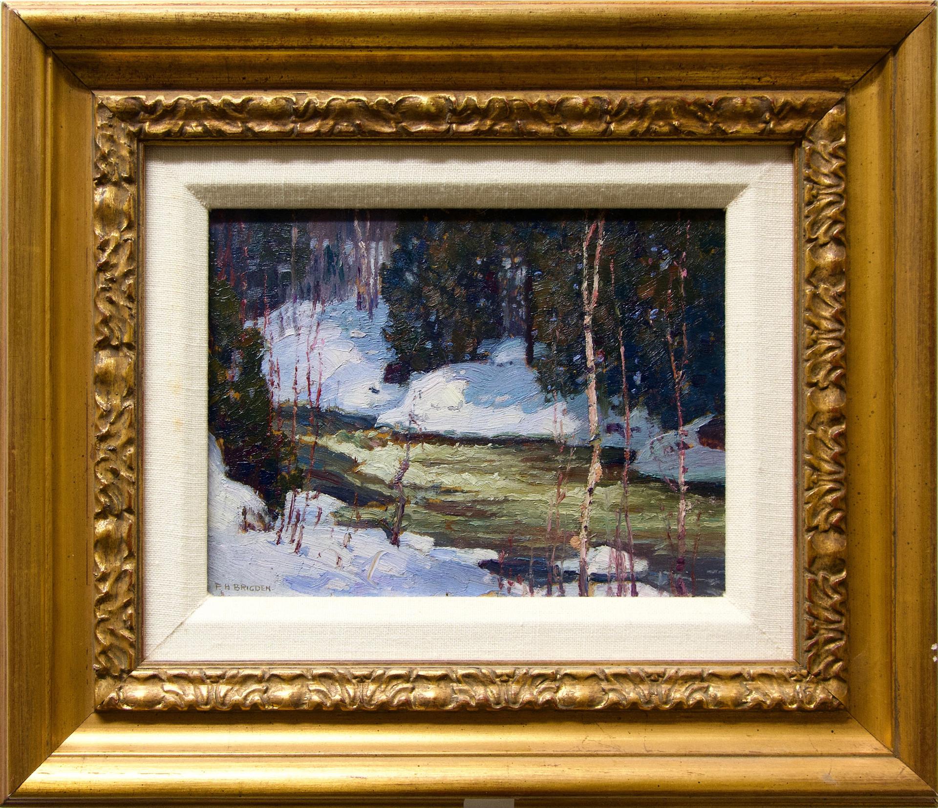 Frederick Henry Brigden (1871-1956) - Untitled (Winter Stream)