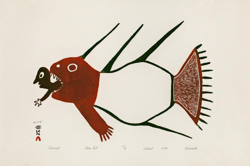Anirnik Oshuitoq (1902-1983) - Wagonfeld Collection; Waddingtons June 1994