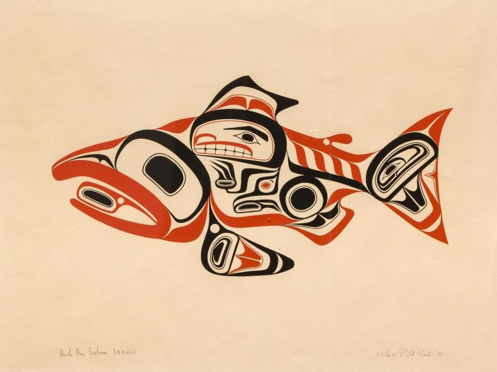 Bill (William) Ronald Reid (1920-1998) - Haida Dog Salmon - Skaagi
