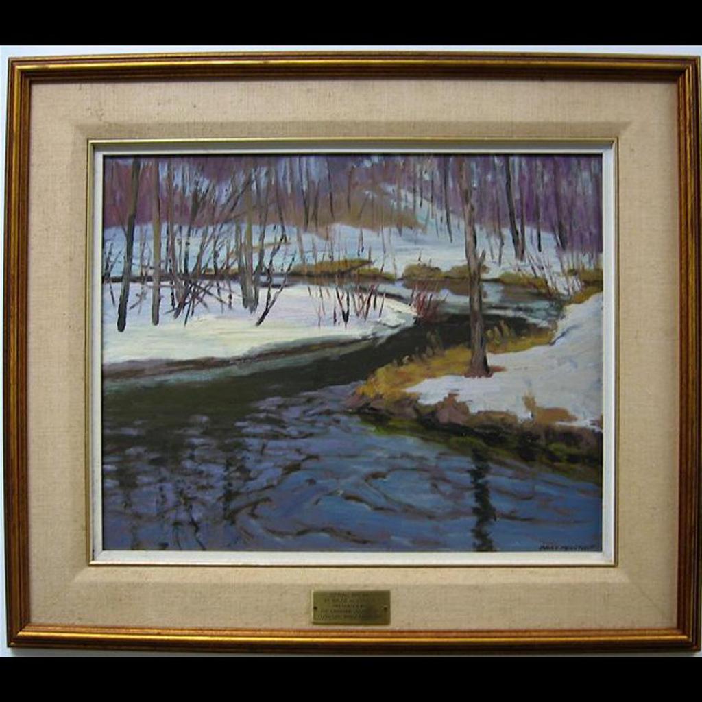 Bruce Allen Heggtveit (1917-2002) - Spring Break - Meech Lake, Gatineau Park, Quebec