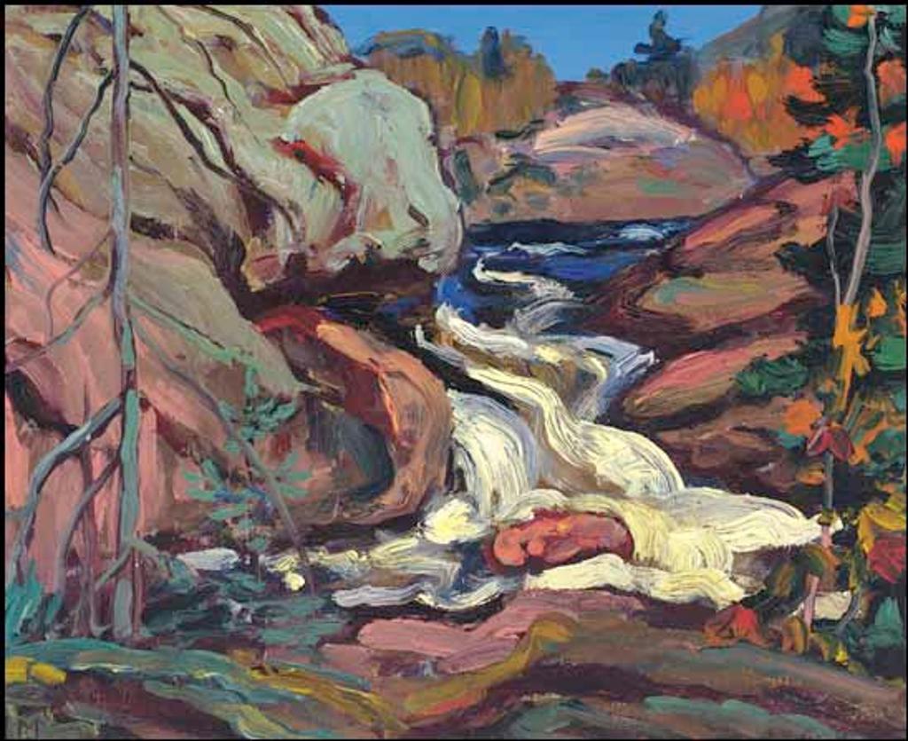 James Edward Hervey (J.E.H.) MacDonald (1873-1932) - Autumn, Algoma Stream