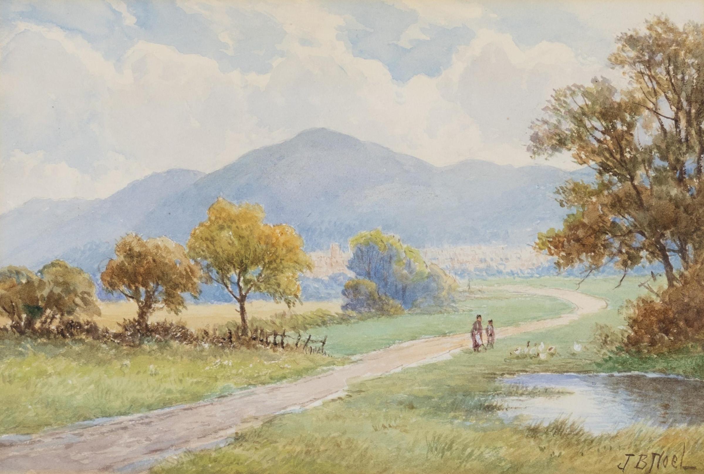 John Bates Noel (1870-1927) - Malvern from Shepherds Green