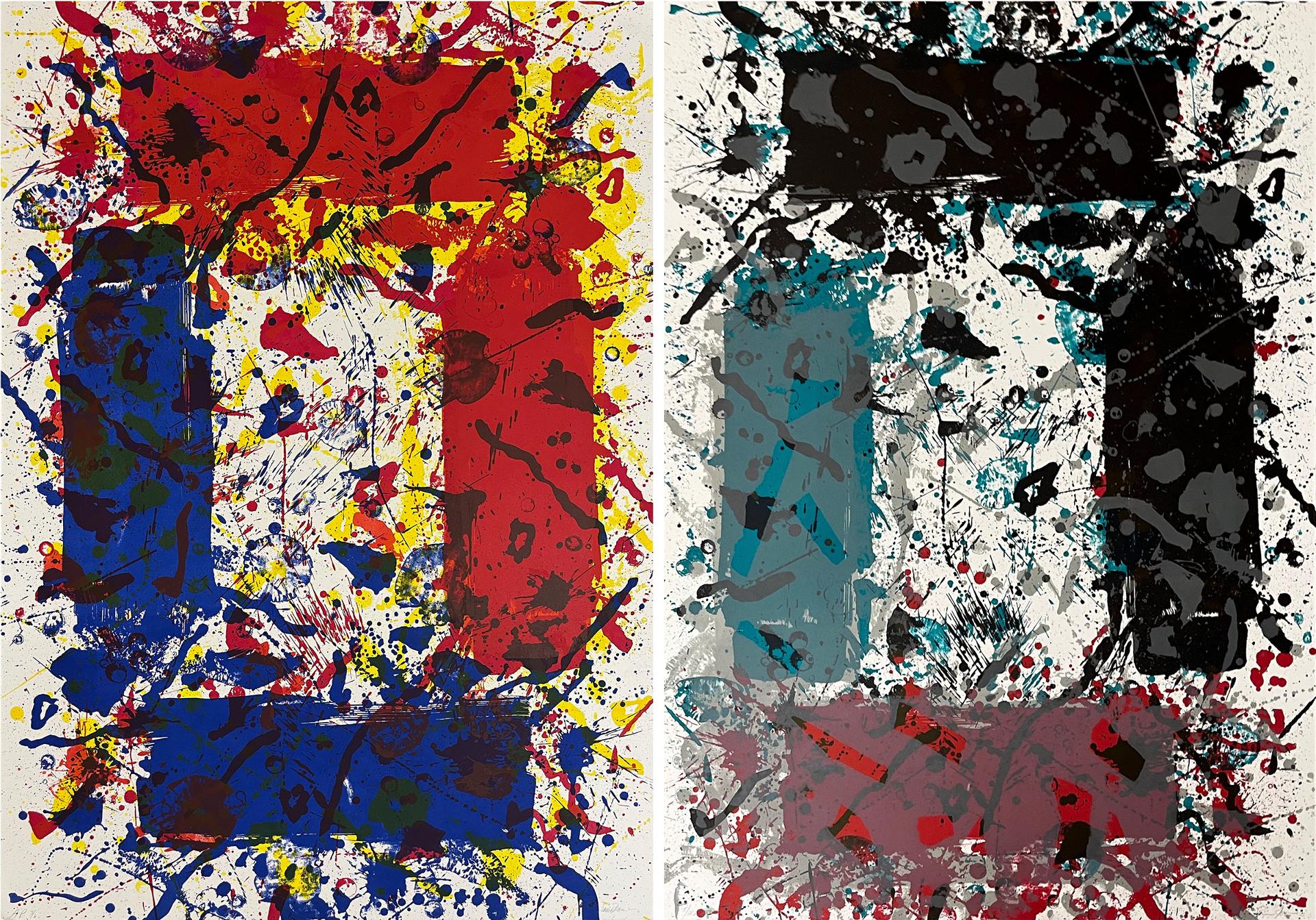 Sam Francis (1923-1994) - SET OF TWO, UNTITLED, 1982 [L. 252; SF-267]; UNTITLED, 1982 [L. 253; SF-268]