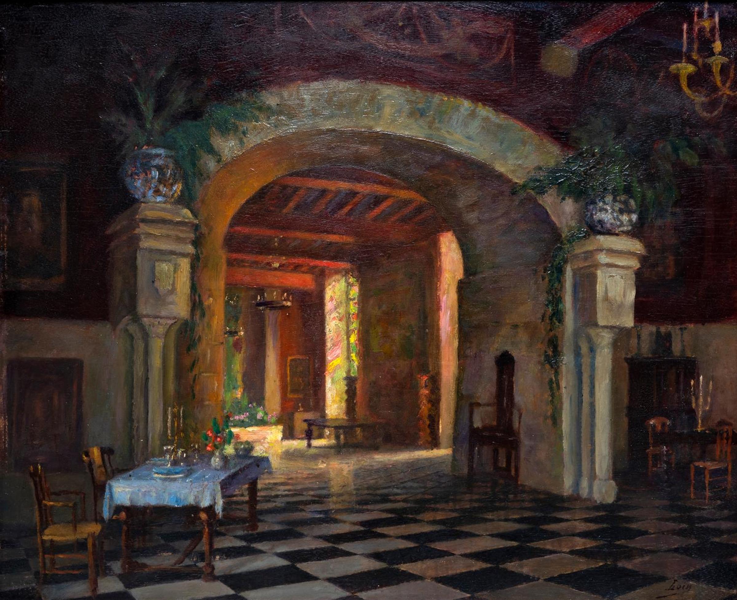 Luigi Loir (1845-1916) - Interior Archway