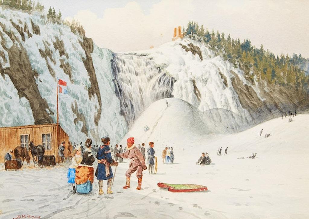 John B. Wilkinson (1865-1907) - Ice Cone at Montmorency Falls