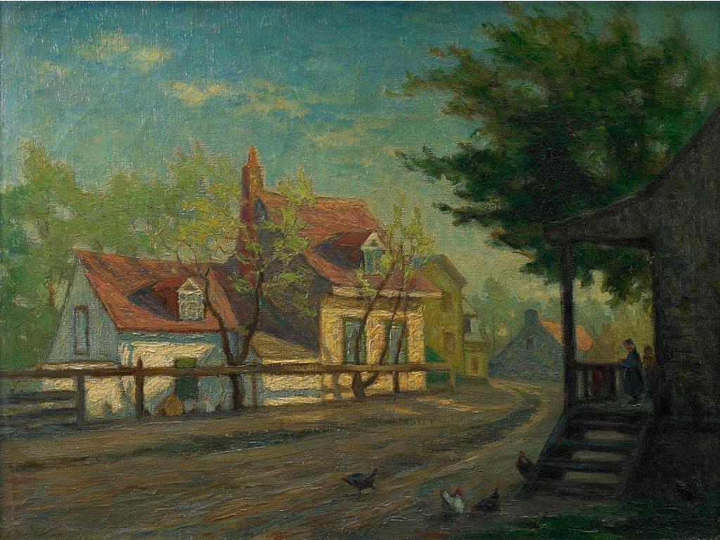 Narcisse Poirier (1883-1983) - Country Road, Evening