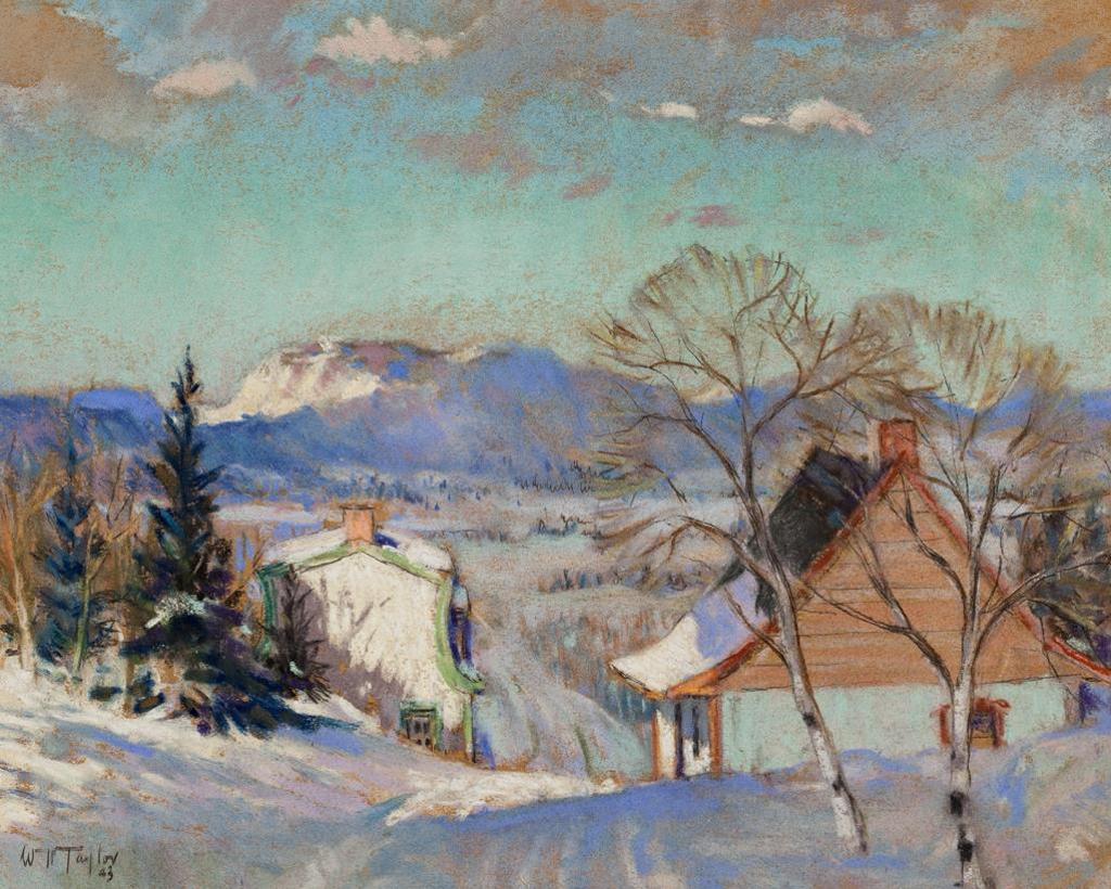 William Hughes Taylor (1891-1960) - Sun and Snow, St. Sauveur
