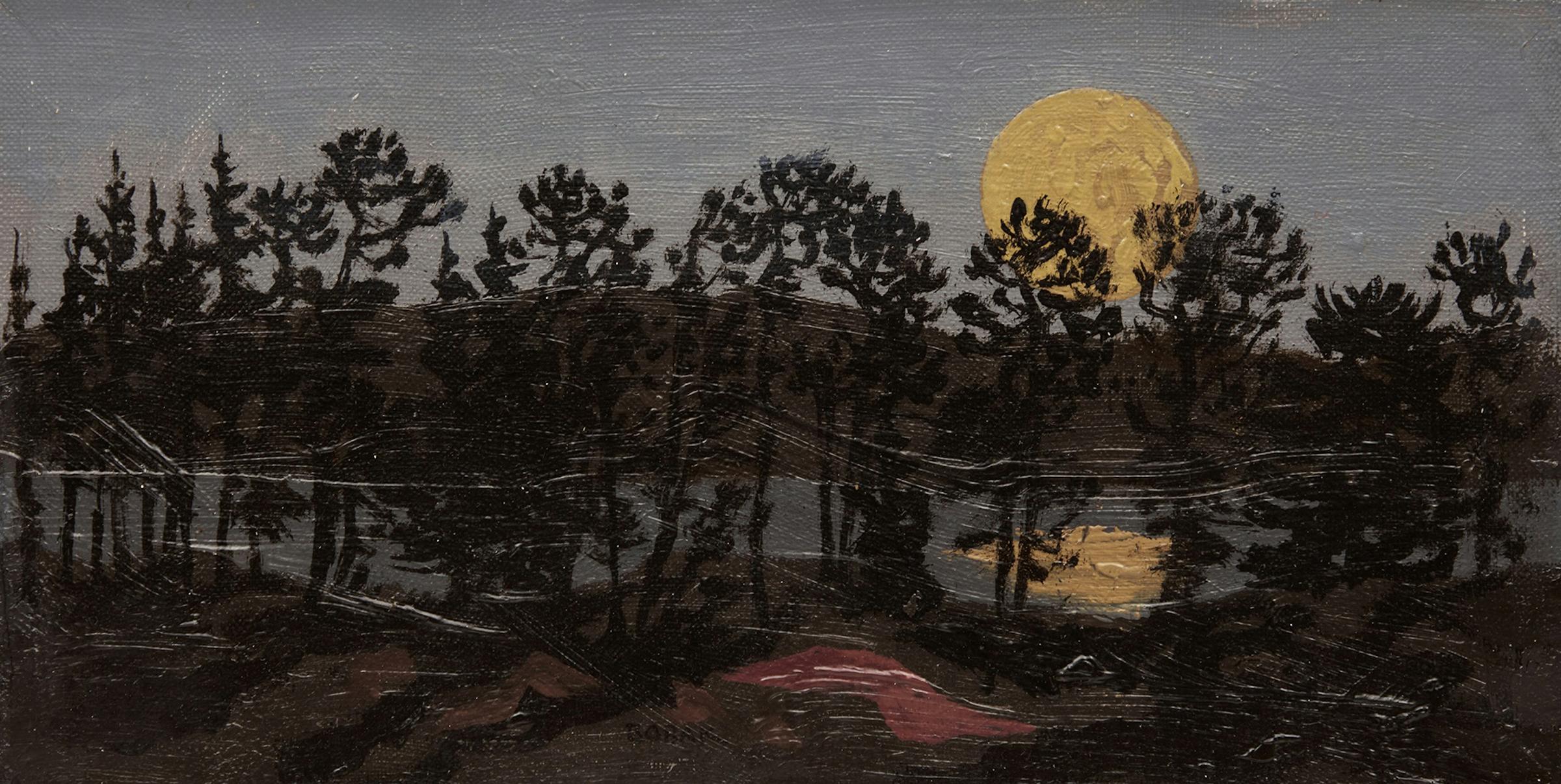 Bruno Joseph Bobak (1923-2012) - Autumn Moon