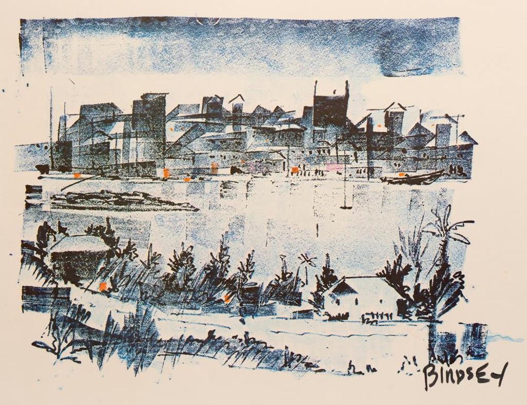 Alfred Birdsey (1912-1996) - Untitled - Cityscape