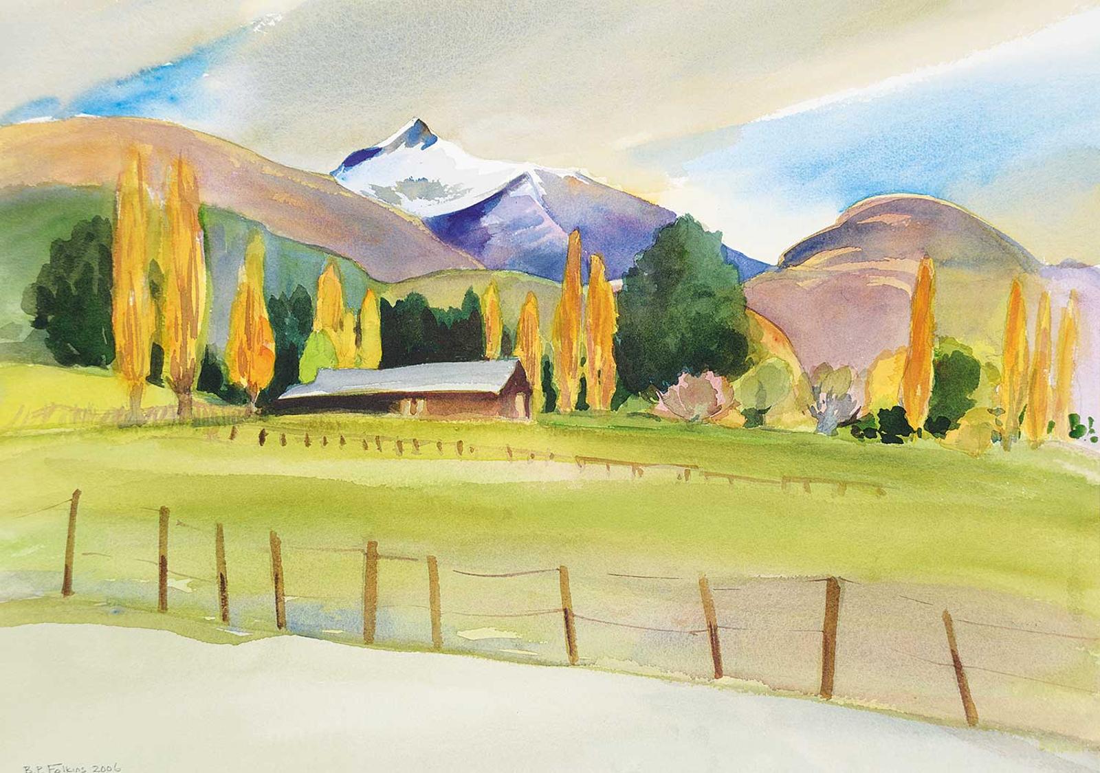 Bonnie Patricia Folkins - View of Mount Aspiring from the Wanaka
