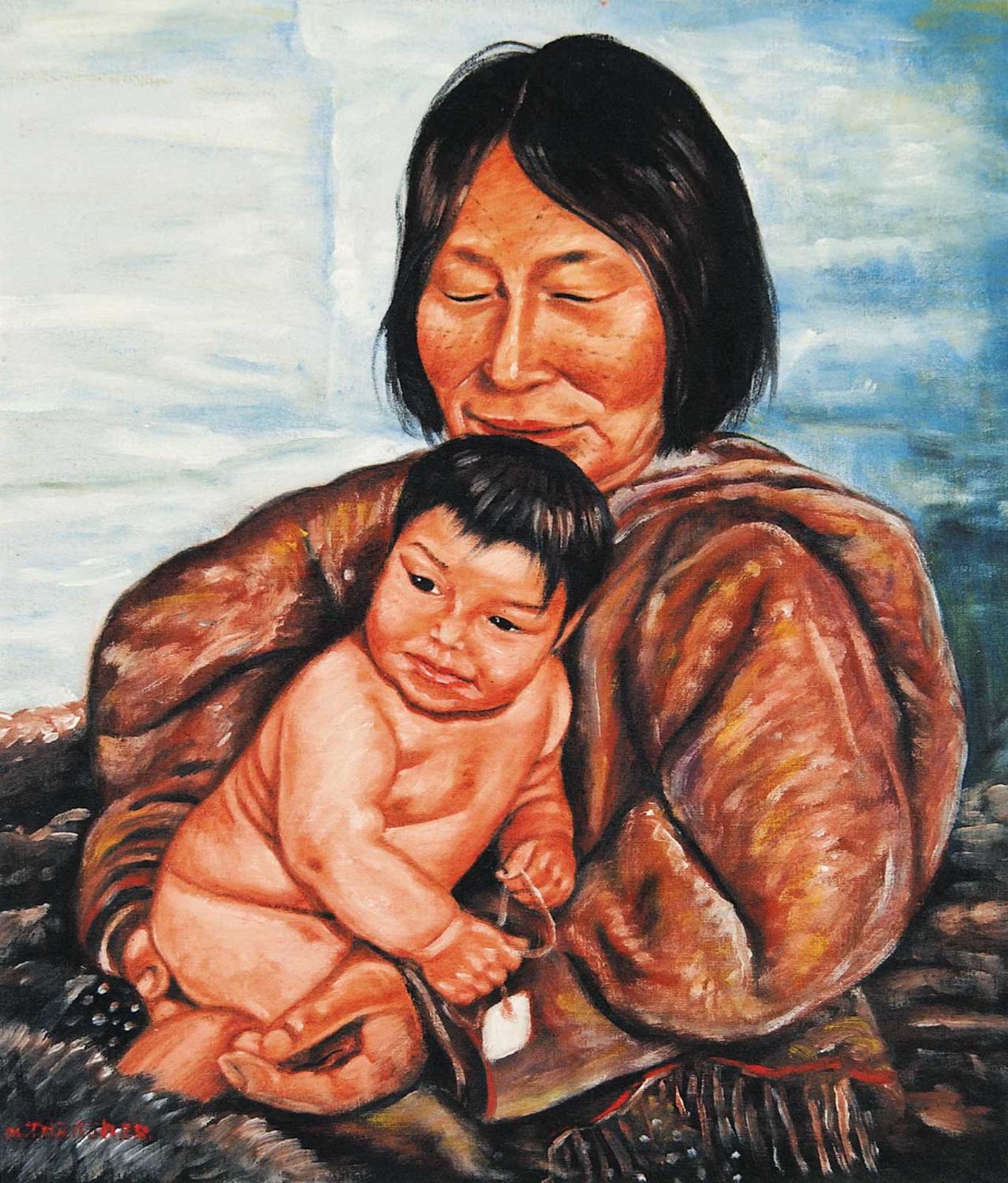 Mona Thrasher (1942-2013) - Untitled - Mother and Child