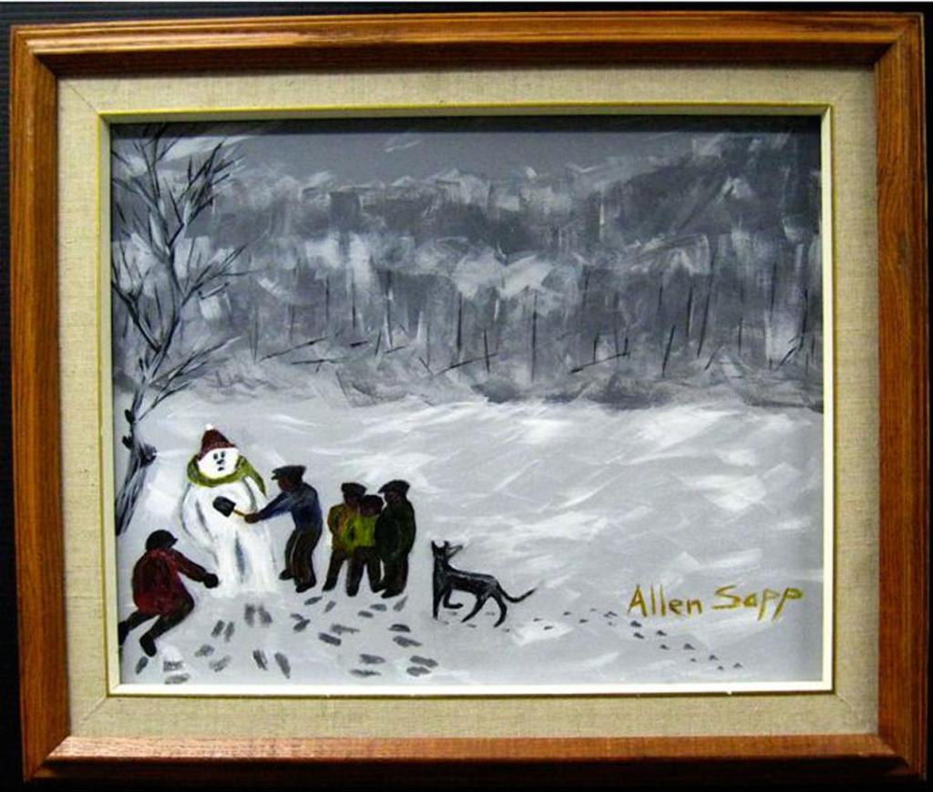 Allen Fredrick Sapp (1929-2015) - First Snowman