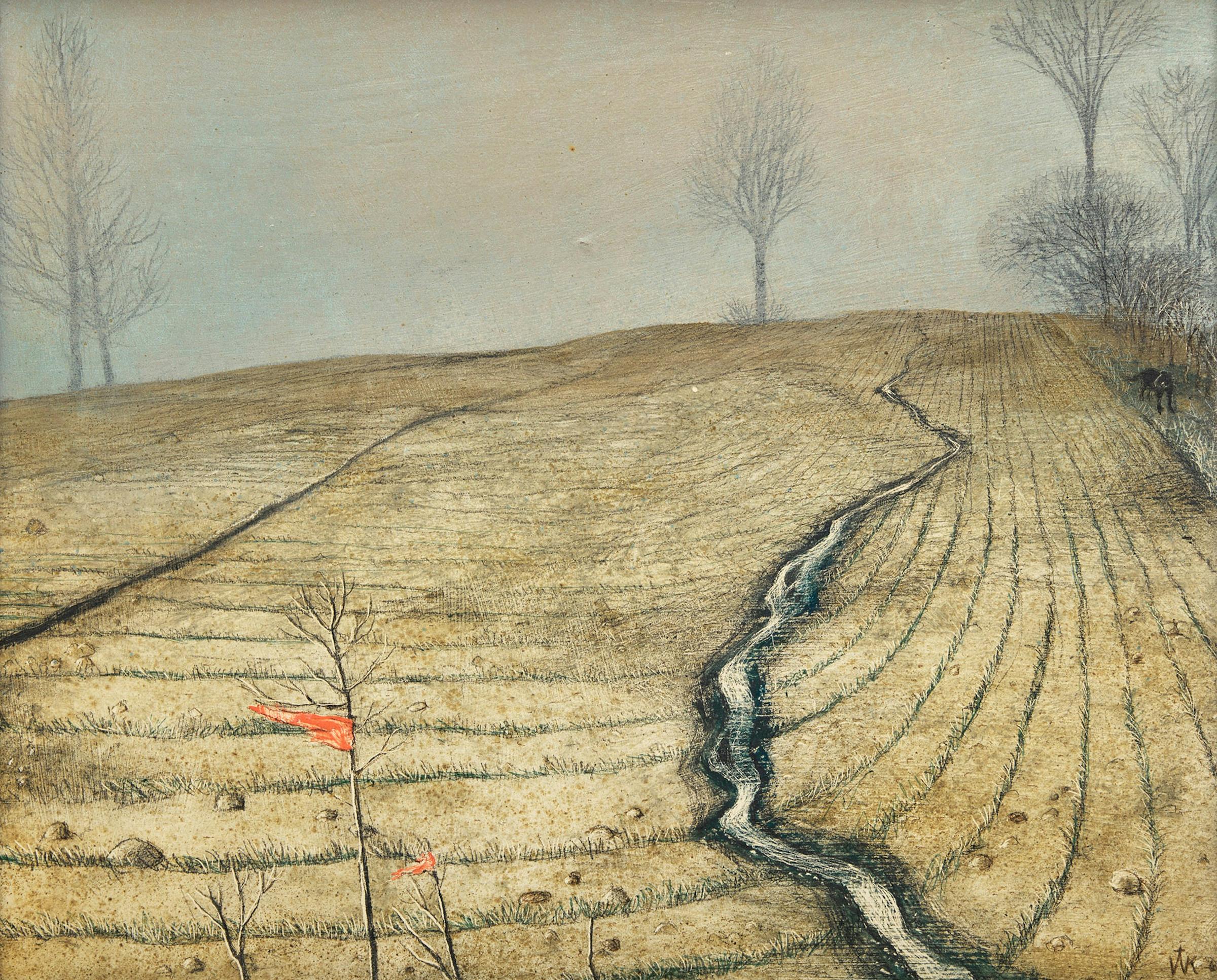 William Kurelek (1927-1977) - Winter Wheat, Ontario, 1969