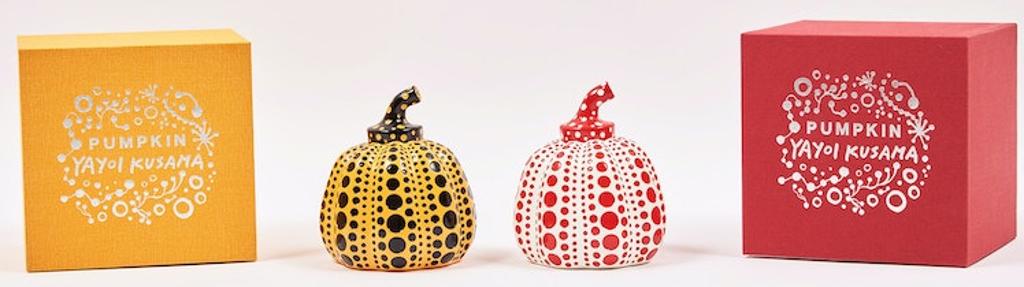 Yayoi Kusama (1929) - Pumpkin (Red & Yellow)