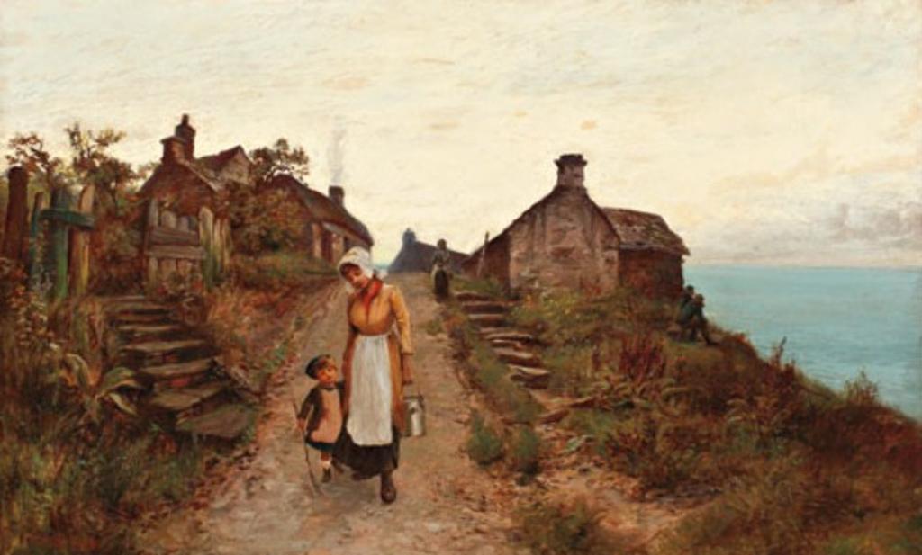 Henry John Yeend King (1855-1924) - A Seaside Stroll