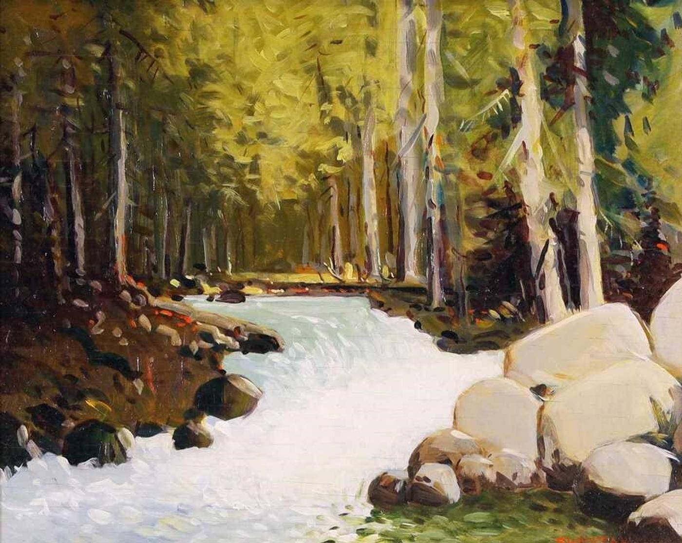 Peter Shostak (1943) - Summer Stream; 2003