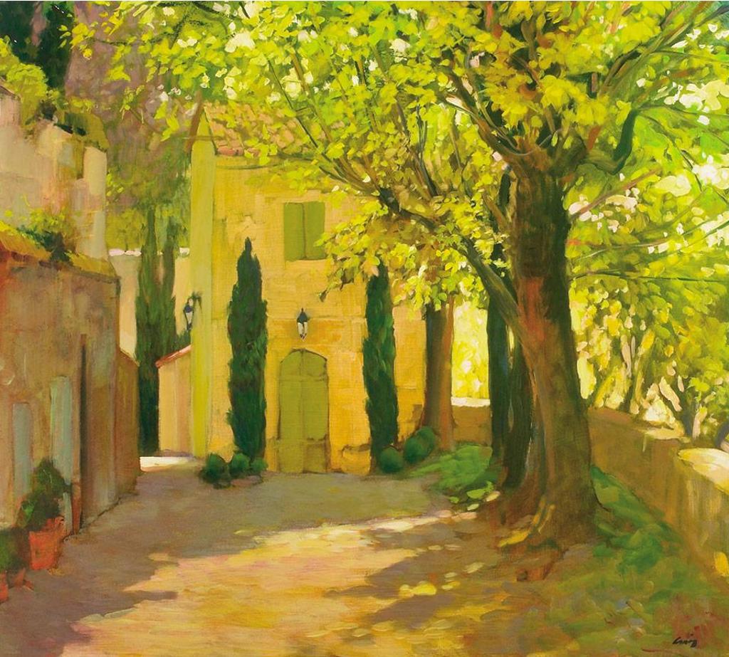 Philip Craig (1951) - Courtyard, St. Emilion