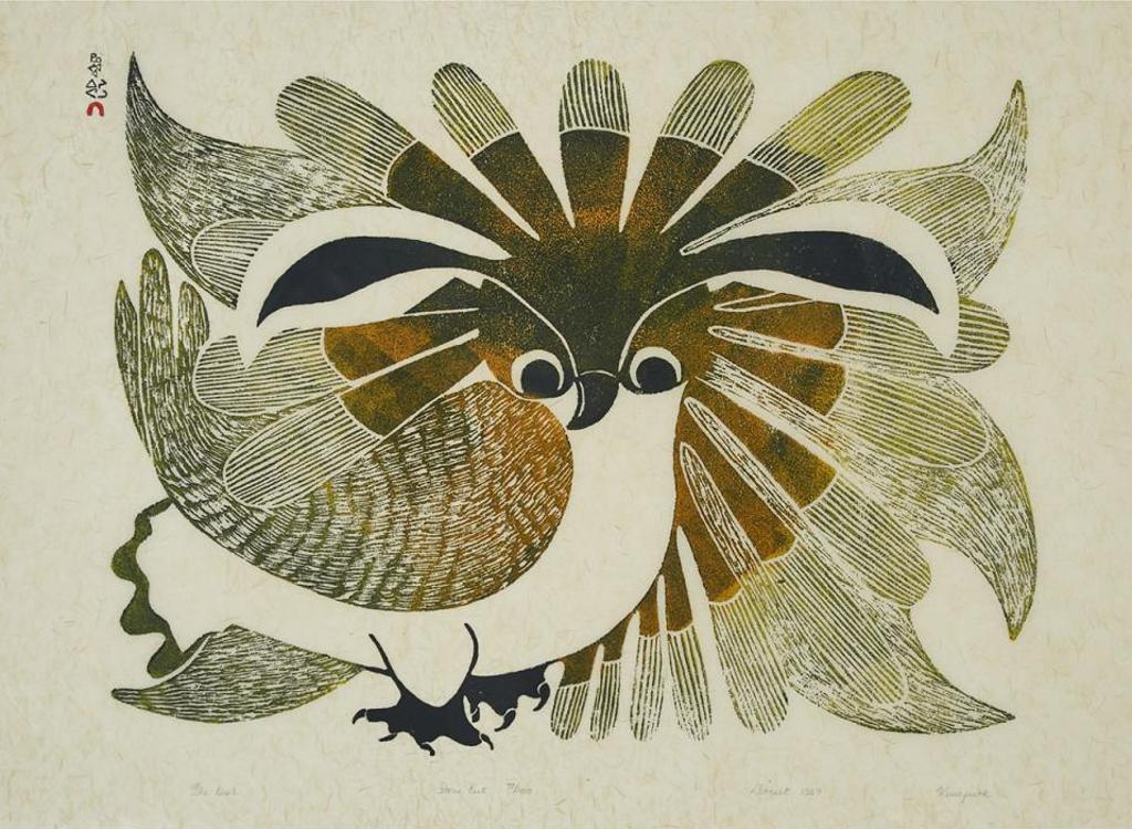 Kenojuak Ashevak (1927-2013) - The Owl