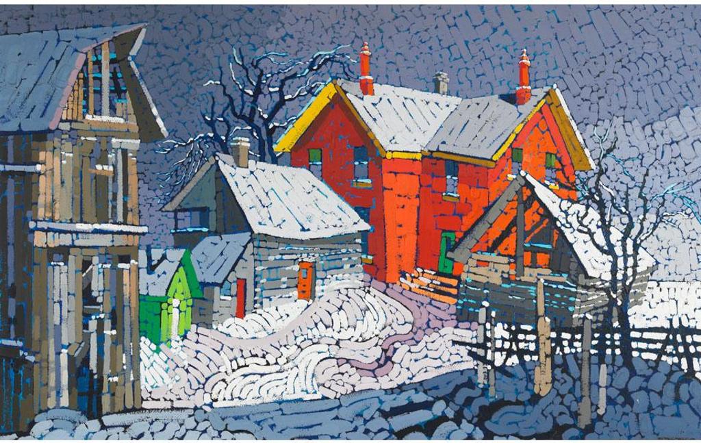 Kenneth (Ken) Seager (1927) - Town In Winter