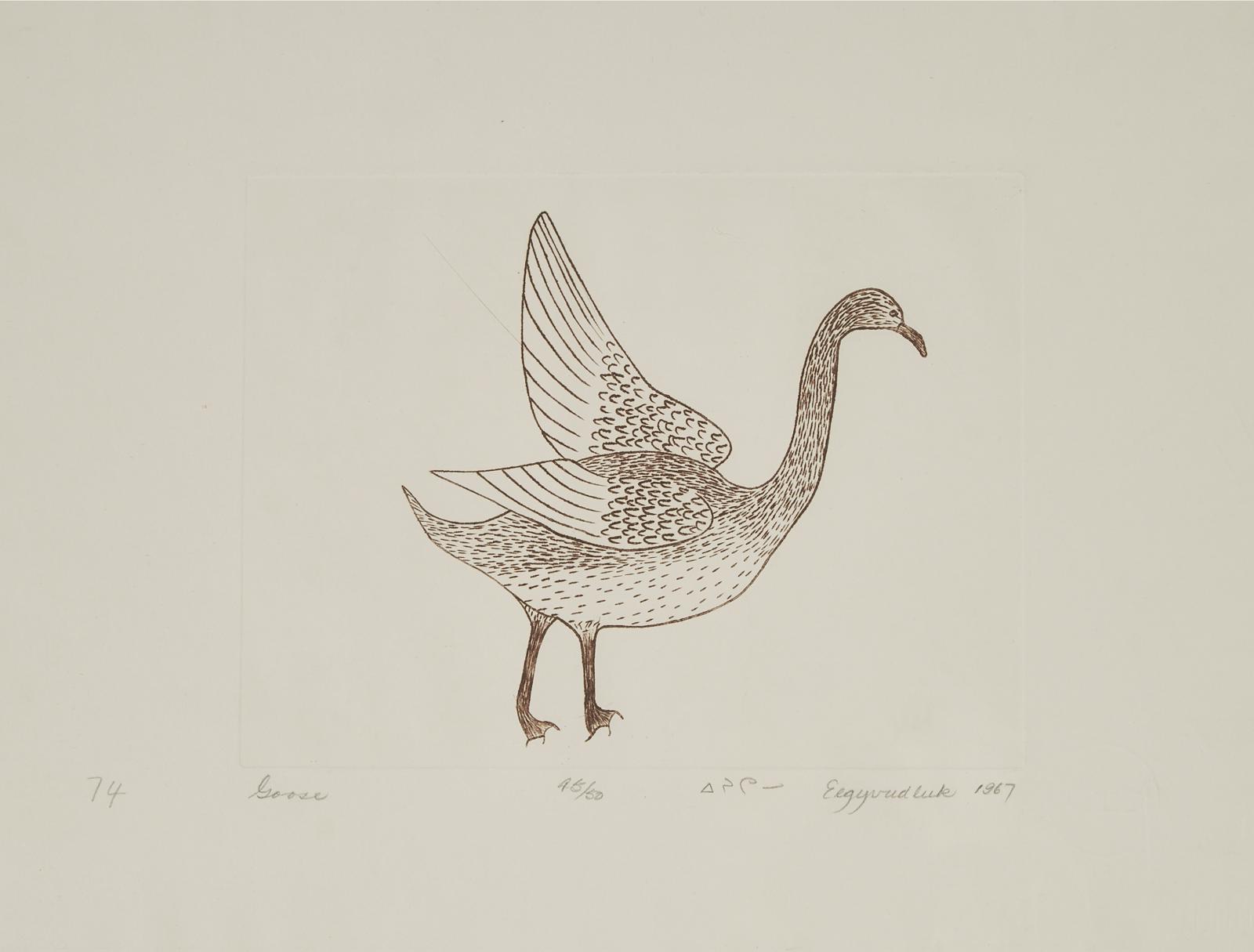 Eegyvudluk Pootoogook (1931-1999) - Goose