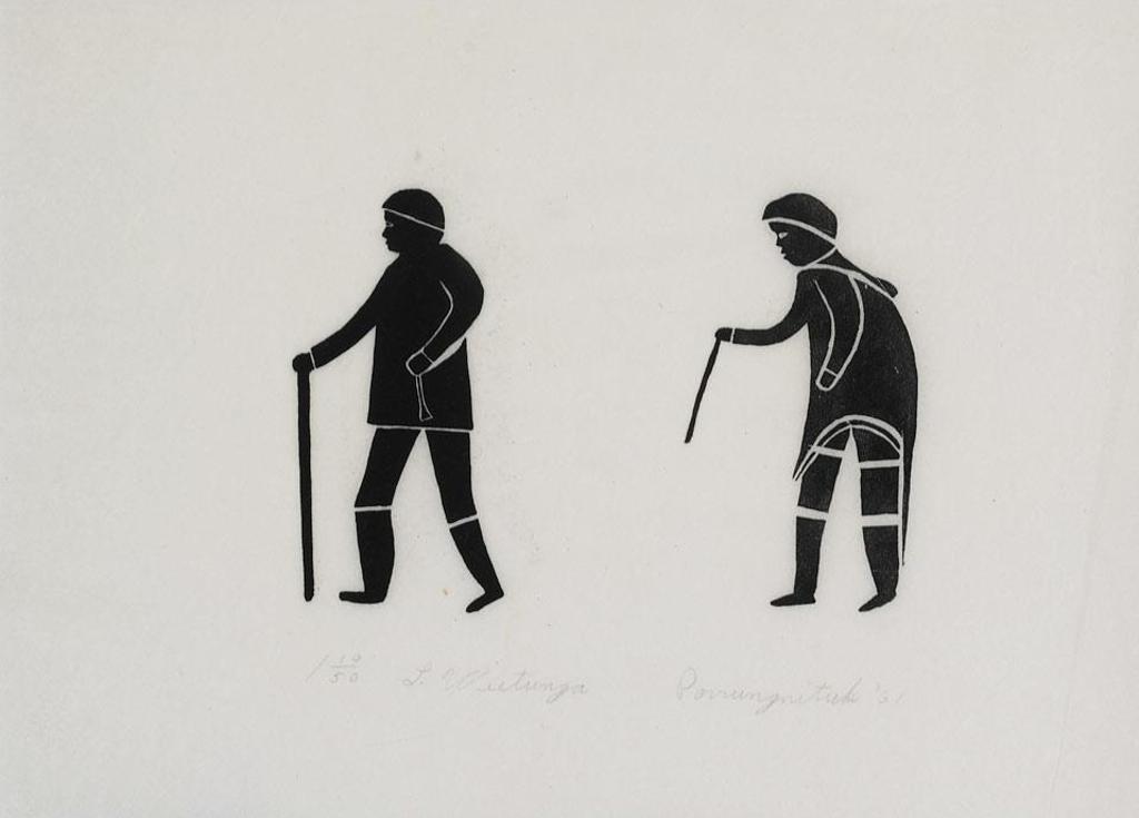 L. Wietunga - Man And Woman Walking