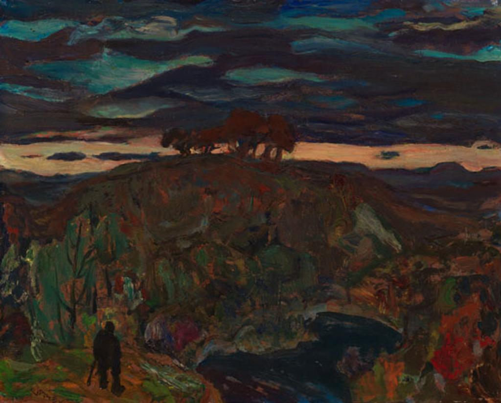 Frederick Horseman Varley (1881-1969) - Sunset
