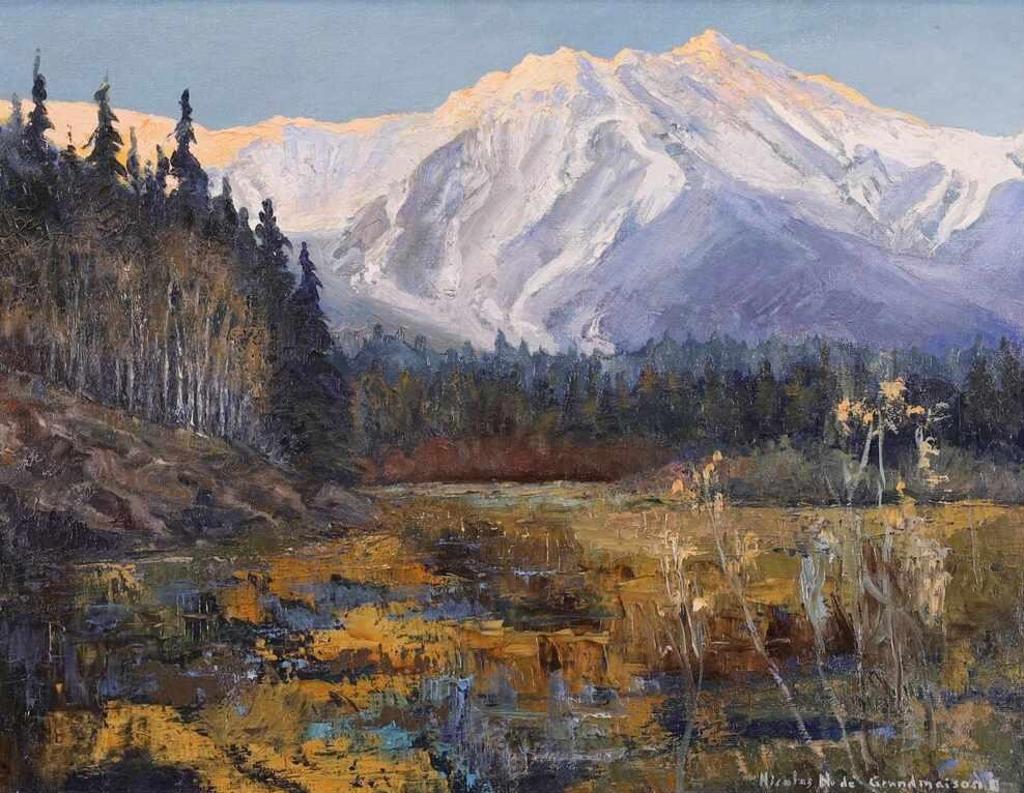 Nickola de Grandmaison (1938) - Sunrise Near Banff