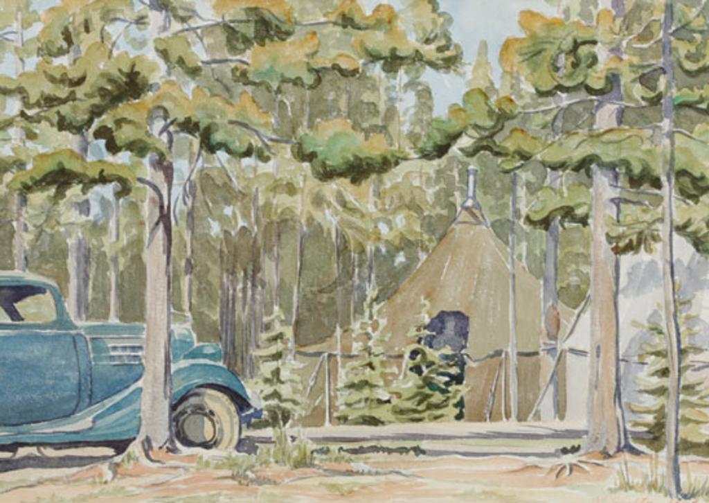 Margaret Dorothy Shelton (1915-1984) - Banff Campsite (03184/205)