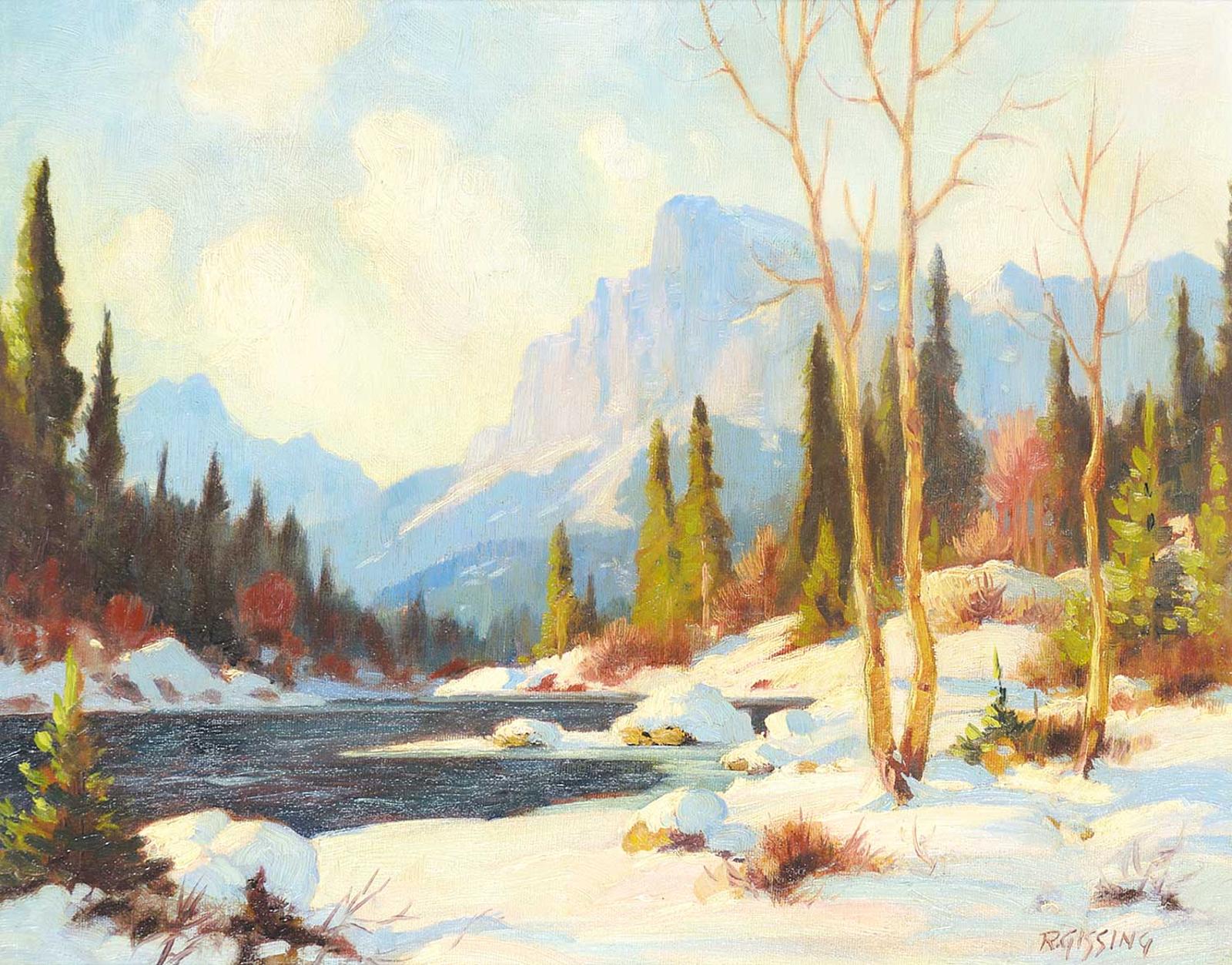 Roland Gissing (1895-1967) - Winter, Ghost River