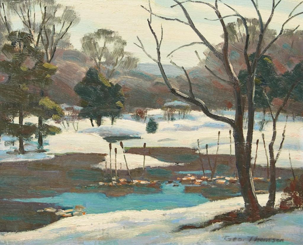 George Albert Thomson (1868-1965) - A March Scene